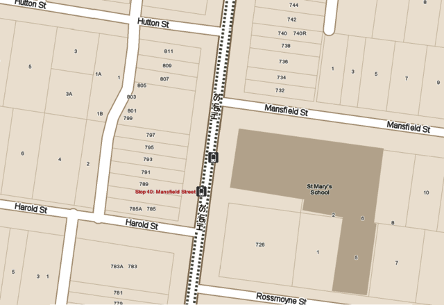 Thornbury Street Map